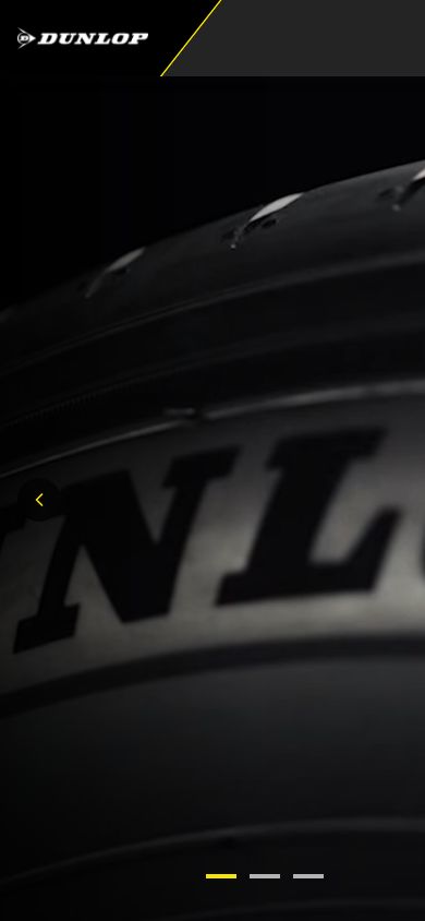 Tampilan mobile situs Dunlop Indonesia dengan tata letak responsif